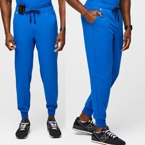 FIGS Tansen Jogger Pant Royal Blue size Small Short Medical Scrubs Nurse Scrubs